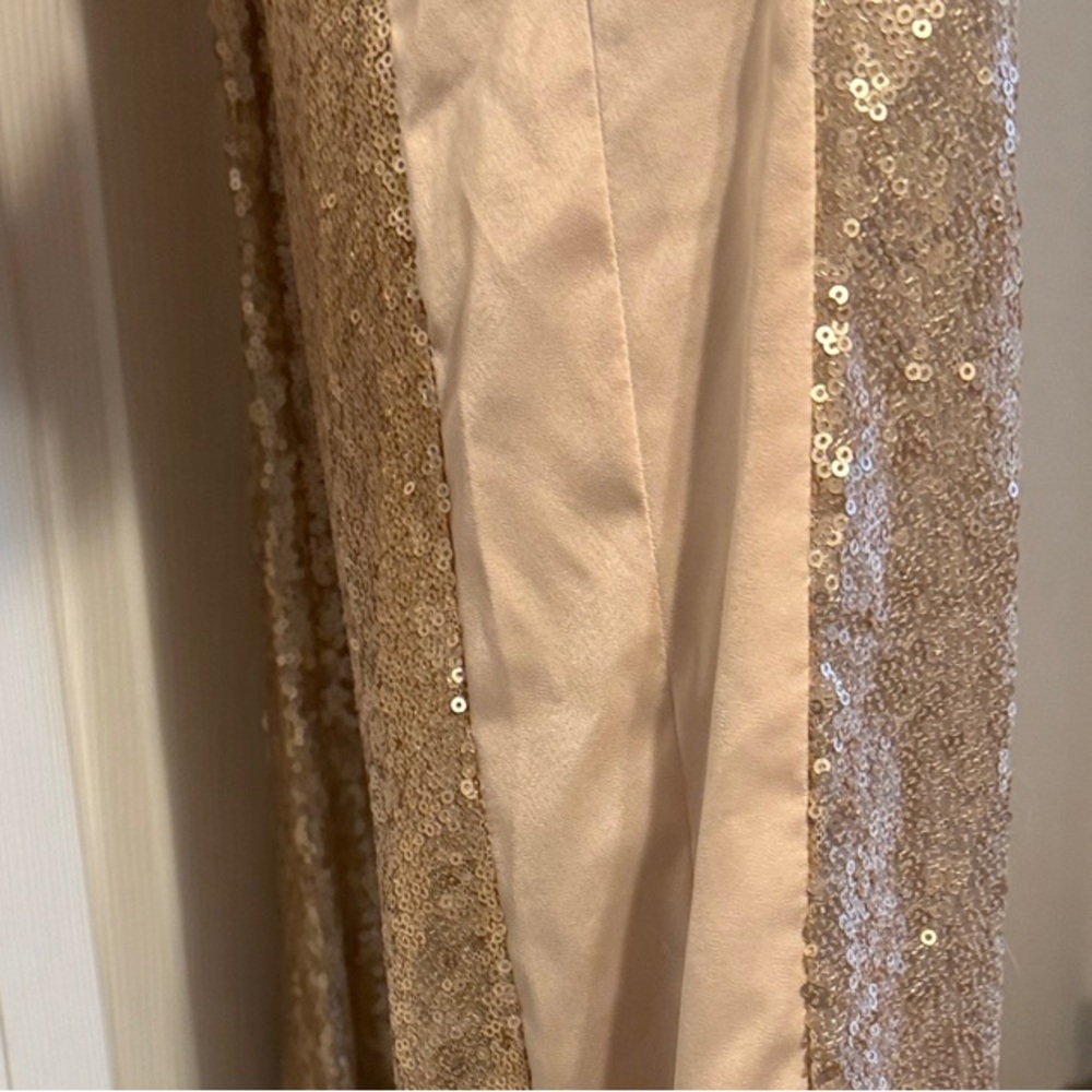 Gold Sequin Joggers - image 4